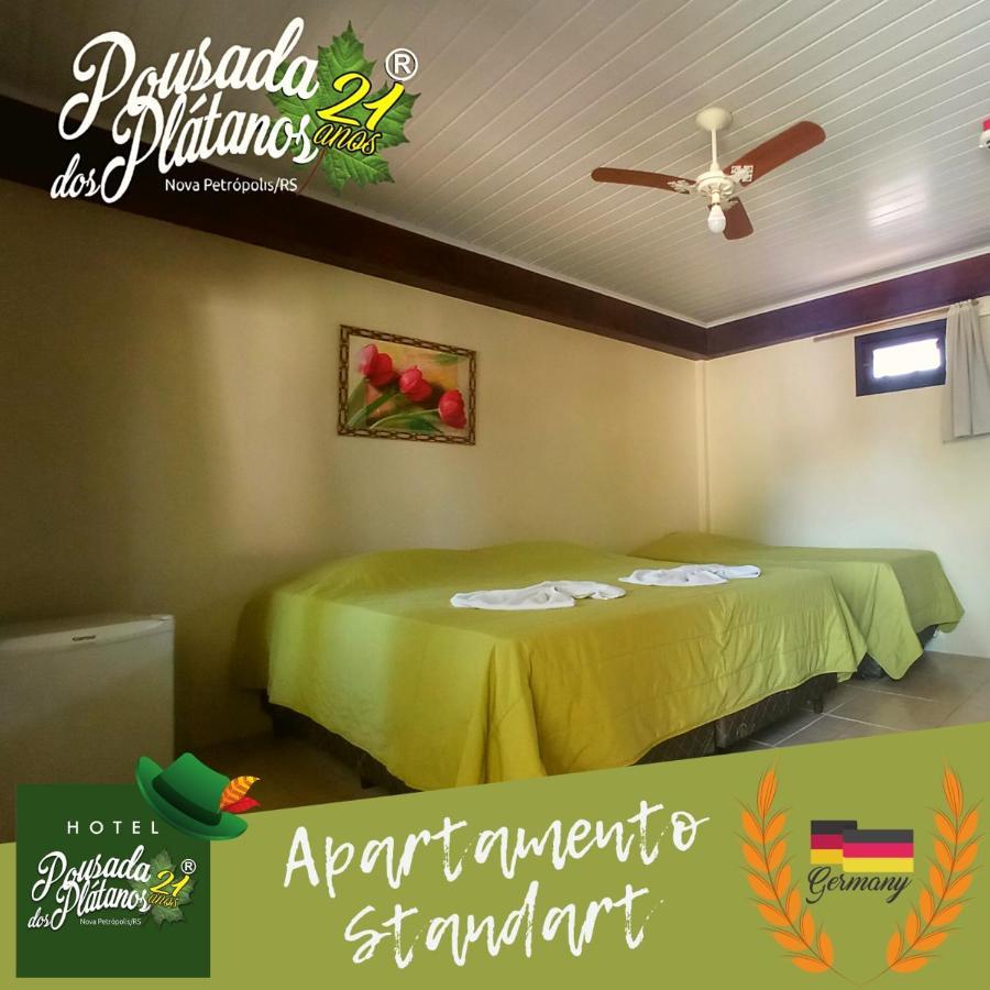 Pousada Dos Platanos โนวา เปโตรโปลิส ภายนอก รูปภาพ
